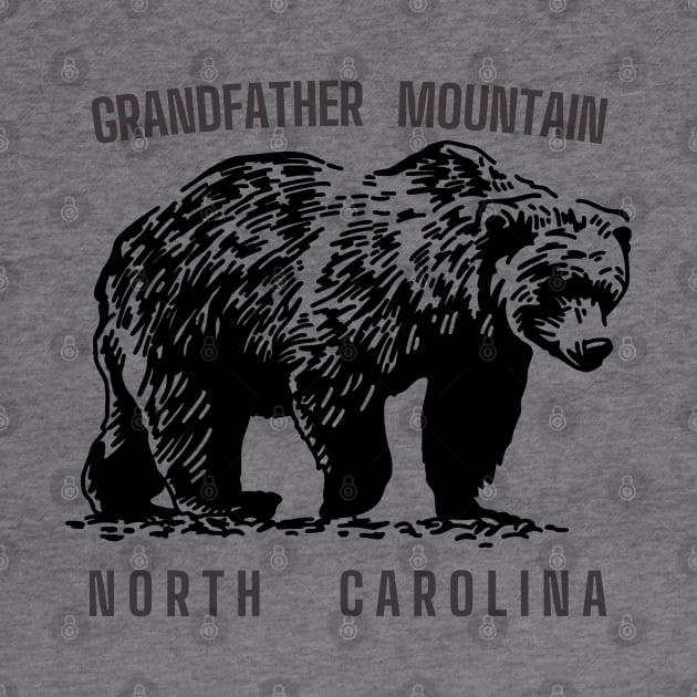 Grandfather Mountain, North Carolina - Big Black Bear by Contentarama